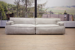 Big Sofa Platani in Stoff Corduroy Mink