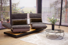Modell Edon C5 Sofa in Stoff Space mit Metallrahmen