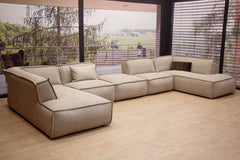 Mod. Sofaprogramm Platani in Stoff Andermaat (Longchair rechts)