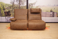 KOINOR Modell EDIT 2 Sofa C in Stoff Bison 13/83
