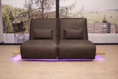 KOINOR Modell EPOS 2 Sofa C in Leder A India schoko